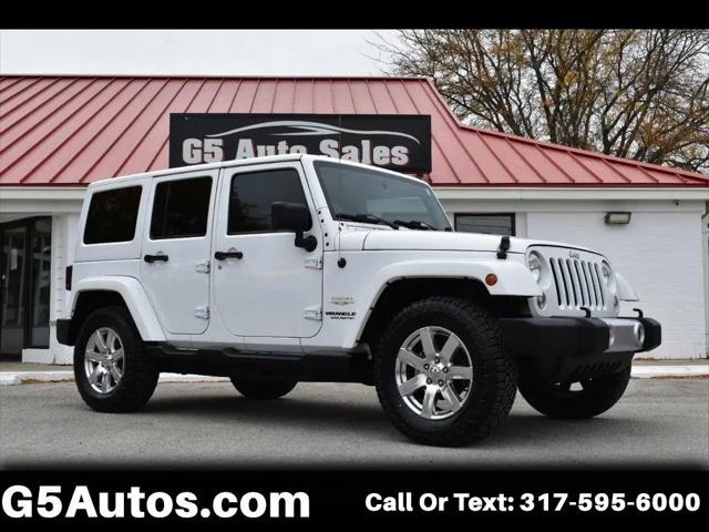 2015 Jeep Wrangler Unlimited Sahara for sale in Fishers, IN