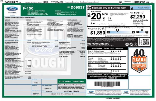 2017 Ford F-150 XLT 2017 Ford F-150 XLT