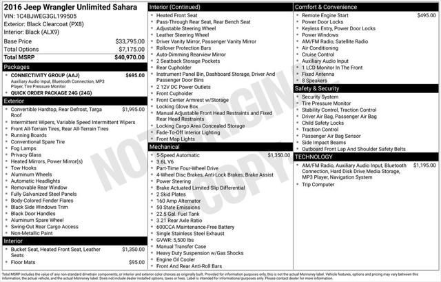 2016 Jeep Wrangler Unlimited Sahara 2016 Jeep Wrangler Unlimited Sahara