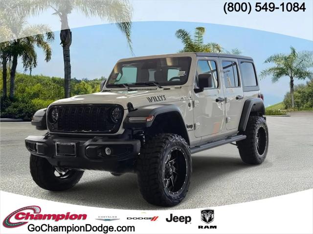 2026 Jeep Wrangler 4-Door Willys 4x4 for sale in Downey, CA