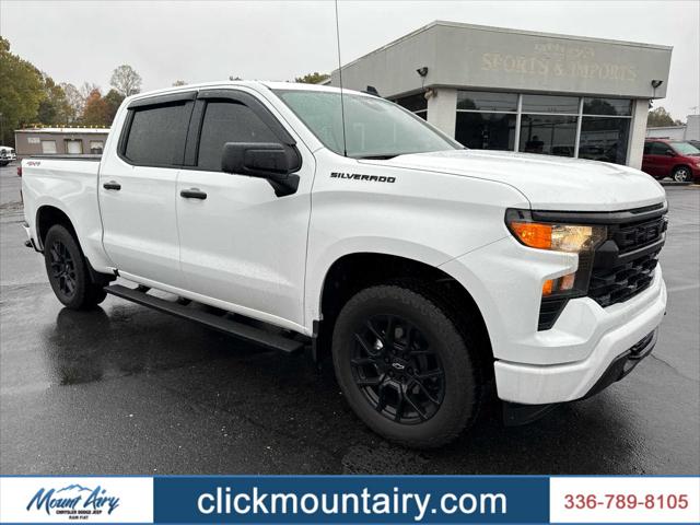 2024 Chevrolet Silverado 1500 4WD Crew Cab Short Bed Custom 2024 Chevrolet Silverado 1500 4WD Crew Cab Short Bed Custom