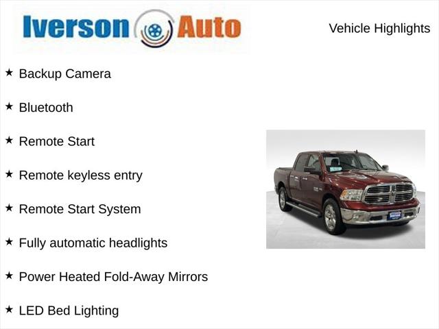 2018 RAM 1500 Big Horn Crew Cab 4x4 57 Box 2018 RAM 1500 Big Horn Crew Cab 4x4 57 Box