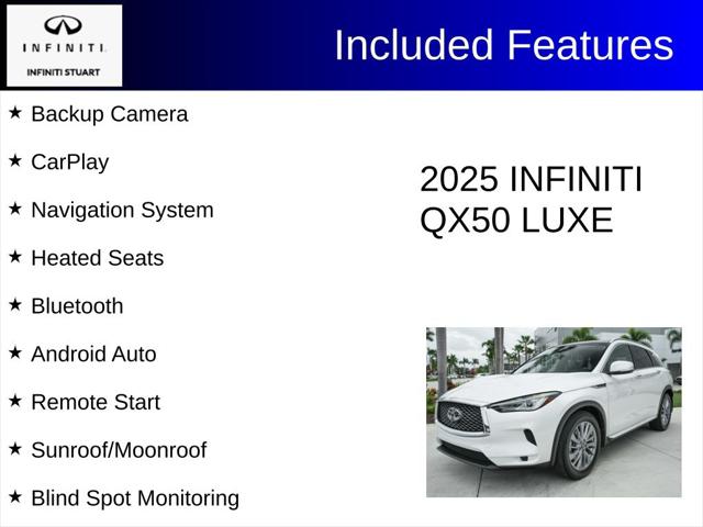 2025 INFINITI QX50 Luxe AWD 2025 INFINITI QX50 Luxe AWD