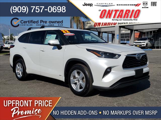 2022 Toyota Highlander Hybrid LE 2022 Toyota Highlander Hybrid LE