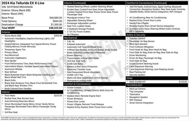 2024 Kia Telluride EX X-Line 2024 Kia Telluride EX X-Line