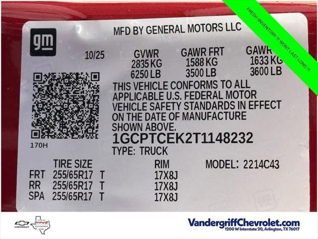 2026 Chevrolet Colorado LT, 4WD