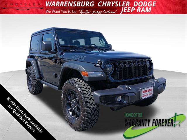 2026 Jeep Wrangler 2-Door Willys 4x4 for sale in Warrensburg, MO