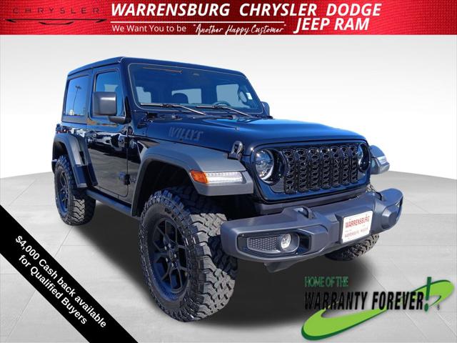 2026 Jeep Wrangler 2-Door Willys 4x4 for sale in Warrensburg, MO