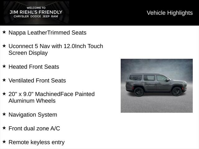 2026 Wagoneer Grand Wagoneer GRAND WAGONEER LIMITED RESERVE 4X4