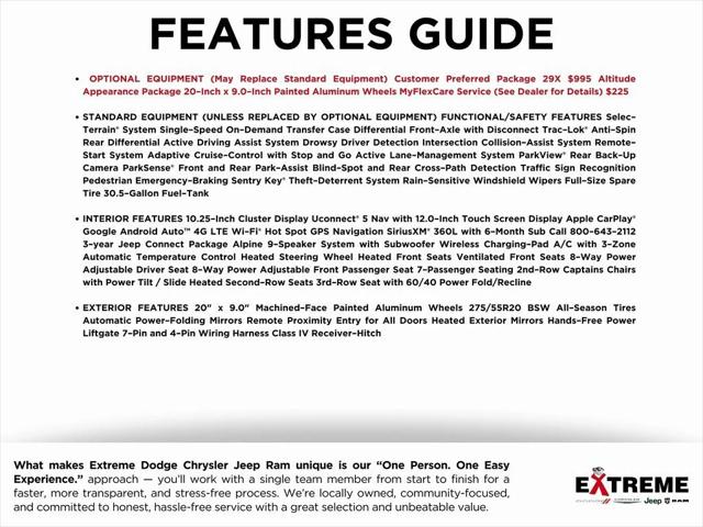 2026 Wagoneer Grand Wagoneer GRAND WAGONEER L LIMITED ALTITUDE 4X4