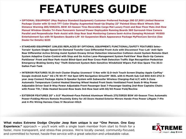 2026 Wagoneer Grand Wagoneer GRAND WAGONEER L LIMITED RESERVE 4X4