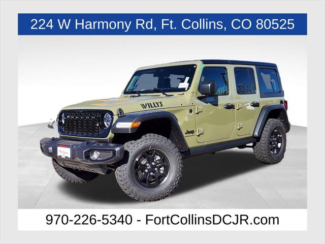 2026 Jeep Wrangler WRANGLER 4-DOOR WILLYS 2026 Jeep Wrangler WRANGLER 4-DOOR WILLYS