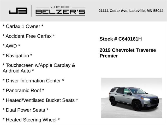 2019 Chevrolet Traverse Premier 2019 Chevrolet Traverse Premier