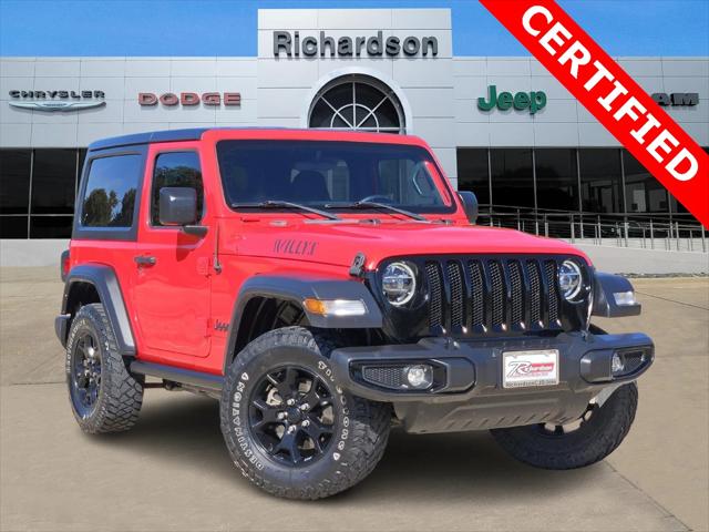 2022 Jeep Wrangler Willys 4x4 2022 Jeep Wrangler Willys 4x4