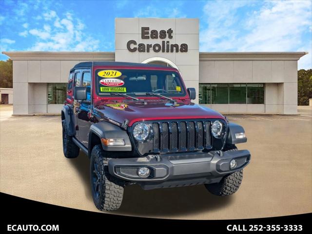 2021 Jeep Wrangler Unlimited Willys Sport 4x4 2021 Jeep Wrangler Unlimited Willys Sport 4x4