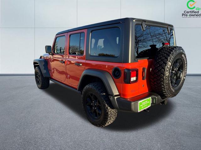 2020 Jeep Wrangler Unlimited Willys 4X4 2020 Jeep Wrangler Unlimited Willys 4X4