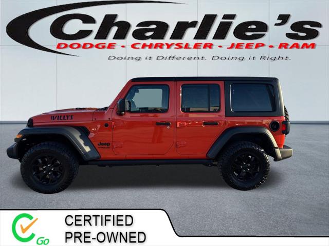 2020 Jeep Wrangler Unlimited Willys 4X4 2020 Jeep Wrangler Unlimited Willys 4X4