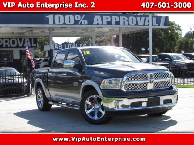 2018 Ram 1500 Laramie Crew Cab 4x2 5'7" Box for sale in Orlando, FL