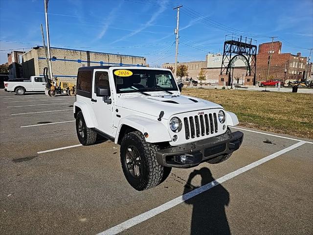 2016 Jeep Wrangler 75th Anniversary 2016 Jeep Wrangler 75th Anniversary