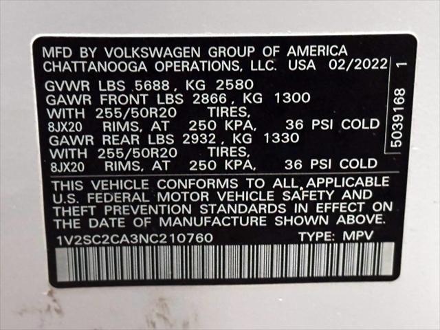 2022 Volkswagen Atlas Cross Sport 2.0T SEL R-Line [31]