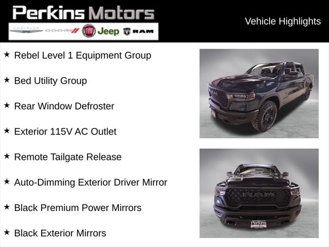 2026 RAM Ram 1500 RAM 1500 REBEL CREW CAB 4X4 57 BOX