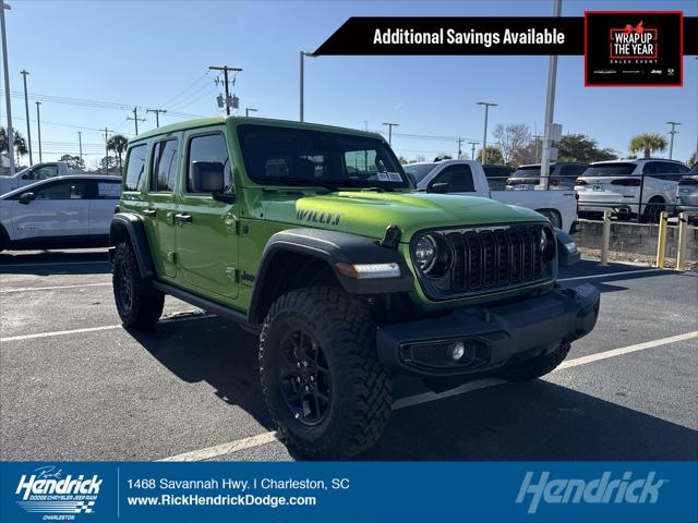 2026 Jeep Wrangler WRANGLER 4-DOOR WILLYS 2026 Jeep Wrangler WRANGLER 4-DOOR WILLYS