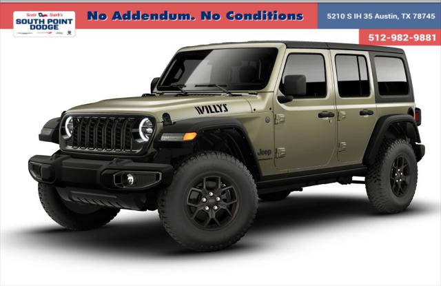 2026 Jeep Wrangler WRANGLER 4-DOOR WILLYS 2026 Jeep Wrangler WRANGLER 4-DOOR WILLYS