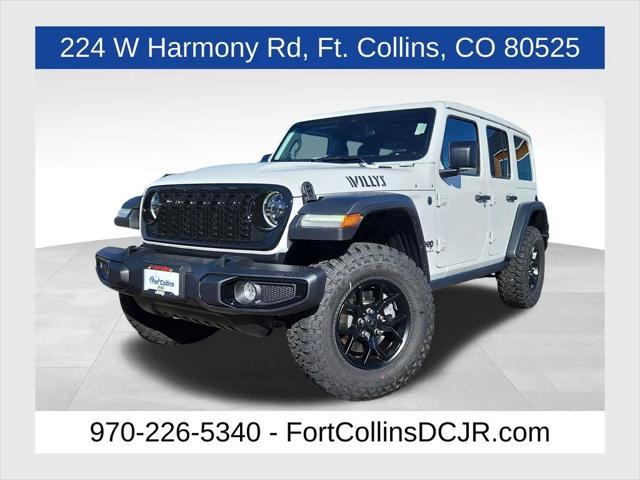 2026 Jeep Wrangler WRANGLER 4-DOOR WILLYS 2026 Jeep Wrangler WRANGLER 4-DOOR WILLYS
