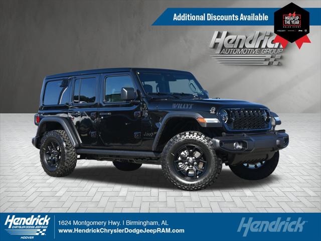 2026 Jeep Wrangler WRANGLER 4-DOOR WILLYS 2026 Jeep Wrangler WRANGLER 4-DOOR WILLYS