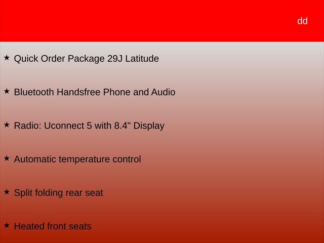 2026 Jeep Compass COMPASS LATITUDE 4X4