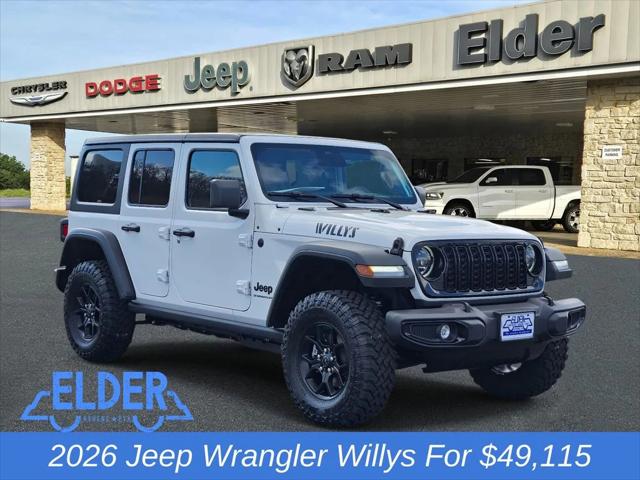 2026 Jeep Wrangler WRANGLER 4-DOOR WILLYS