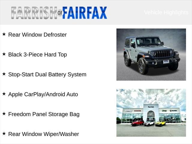 2026 Jeep Wrangler WRANGLER 2-DOOR SPORT 2026 Jeep Wrangler WRANGLER 2-DOOR SPORT