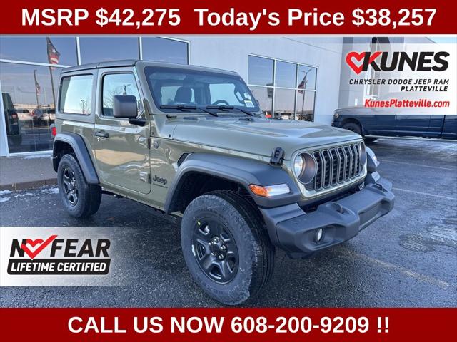 2026 Jeep Wrangler 2-Door Sport 4x4 for sale in Platteville, WI