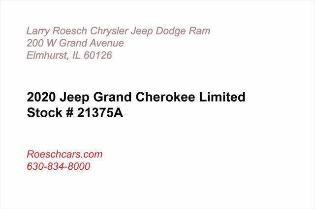 2020 Jeep Grand Cherokee Limited 4X4