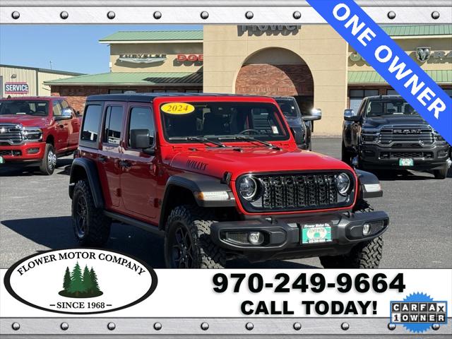 2024 Jeep Wrangler 4-Door Willys 4x4 2024 Jeep Wrangler 4-Door Willys 4x4