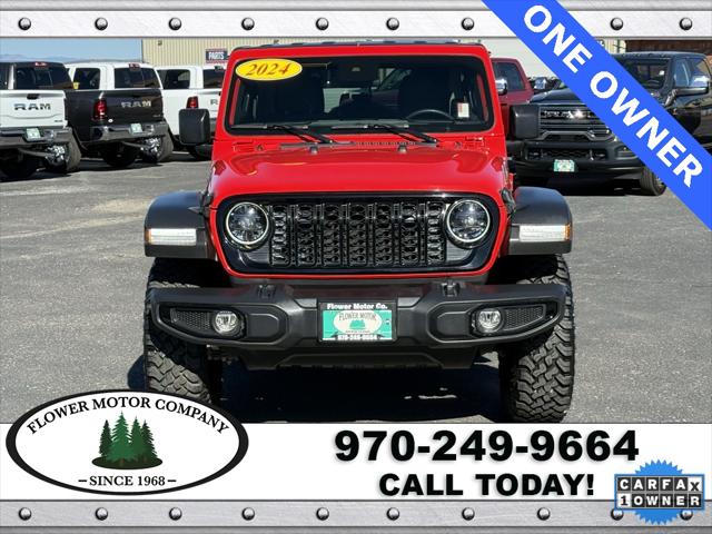 2024 Jeep Wrangler 4-Door Willys 4x4 2024 Jeep Wrangler 4-Door Willys 4x4