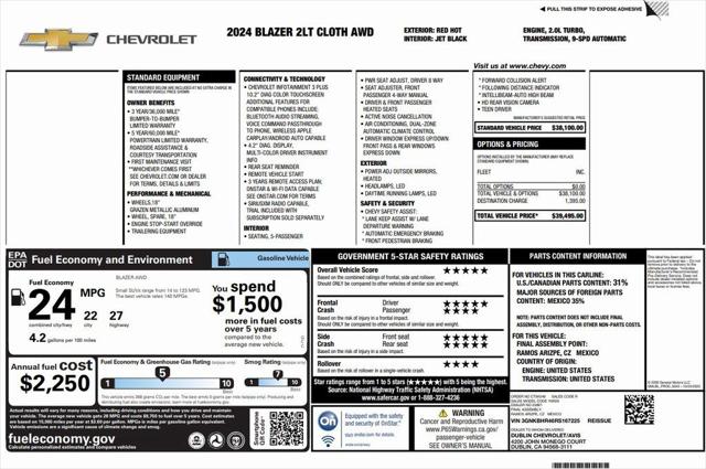 2024 Chevrolet Blazer AWD 2LT 2024 Chevrolet Blazer AWD 2LT