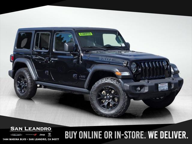 2020 Jeep Wrangler Unlimited Willys 4X4 2020 Jeep Wrangler Unlimited Willys 4X4