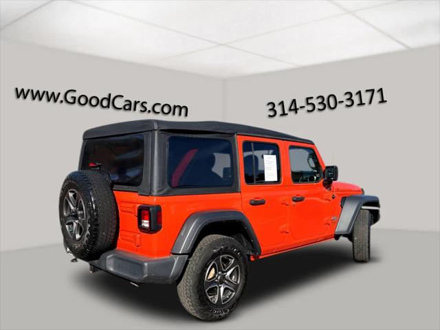 2018 Jeep Wrangler Unlimited Sport S 4x4 2018 Jeep Wrangler Unlimited Sport S 4x4