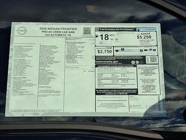 2026 Nissan Frontier Crew Cab PRO-4X 4x4
