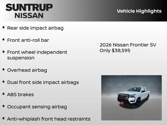 2026 Nissan Frontier Crew Cab SV 4x4