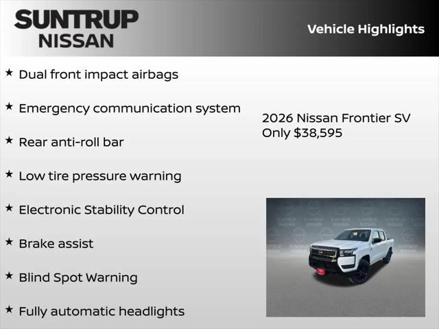 2026 Nissan Frontier Crew Cab SV 4x4