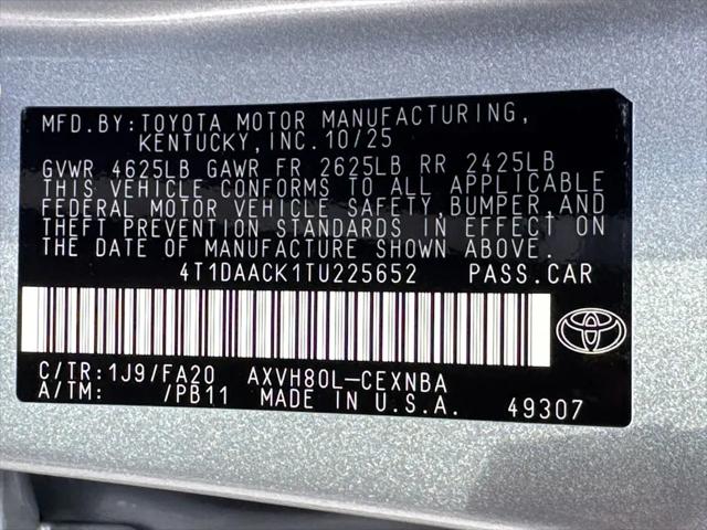 2026 Toyota Camry LE