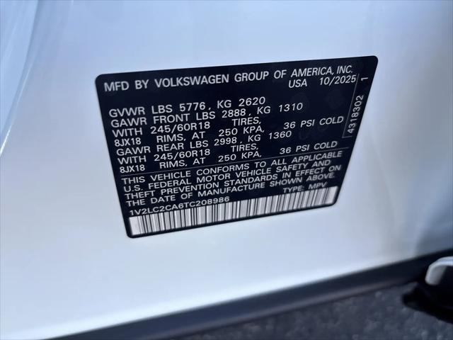 2026 Volkswagen Atlas Cross Sport SE