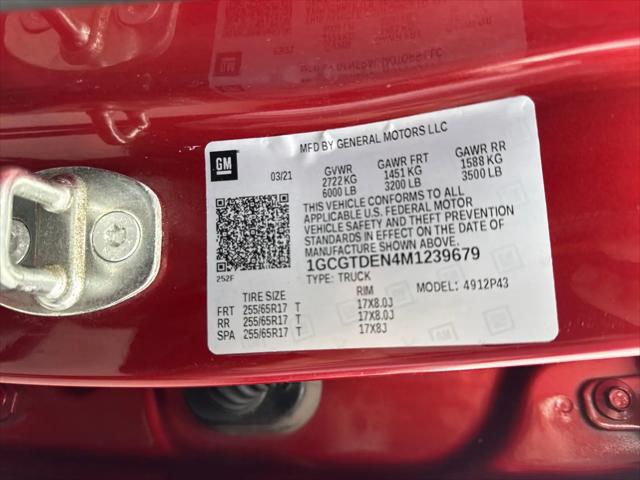 2021 Chevrolet Colorado 4WD Crew Cab Short Box Z71