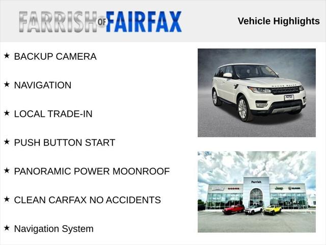 2017 Land Rover Range Rover Sport 3.0L V6 Supercharged HSE 2017 Land Rover Range Rover Sport 3.0L V6 Supercharged HSE