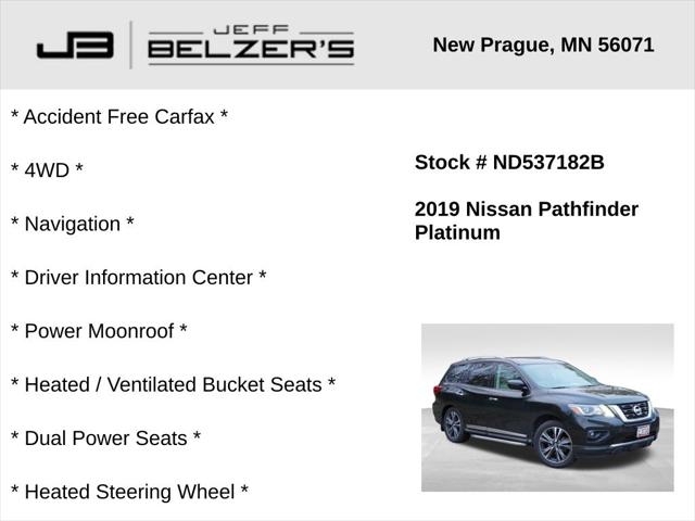 2019 Nissan Pathfinder Platinum 2019 Nissan Pathfinder Platinum