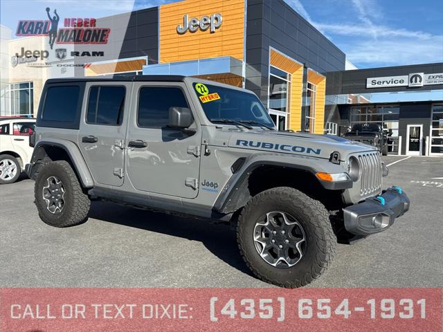 2022 Jeep Wrangler 4xe Unlimited Rubicon 4x4 2022 Jeep Wrangler 4xe Unlimited Rubicon 4x4