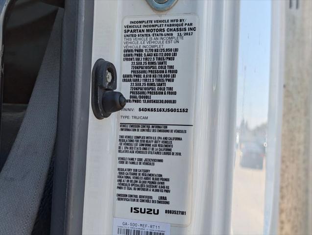 2018 Isuzu FTR 24FT Box Truck with Liftgate DIESEL