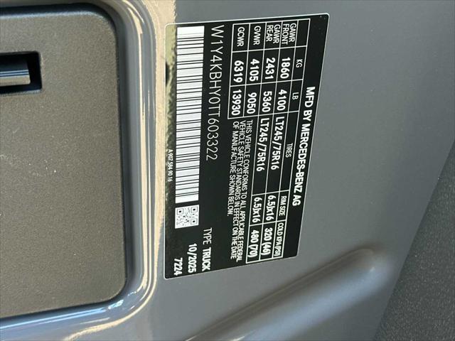 2026 Mercedes-Benz Sprinter 2500 2500 Standard Roof SO Diesel 144 WB